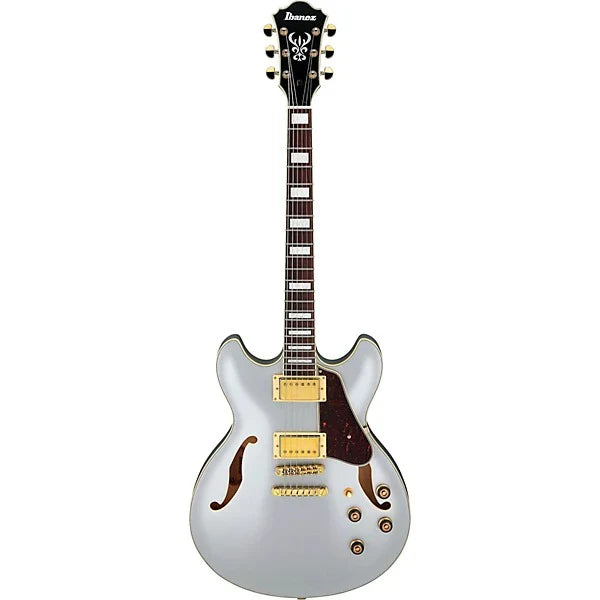 IBANEZ AS73GMSF Artcore Series Semi Hollow Body Electric Guitar (Moonstone Silver Flat)