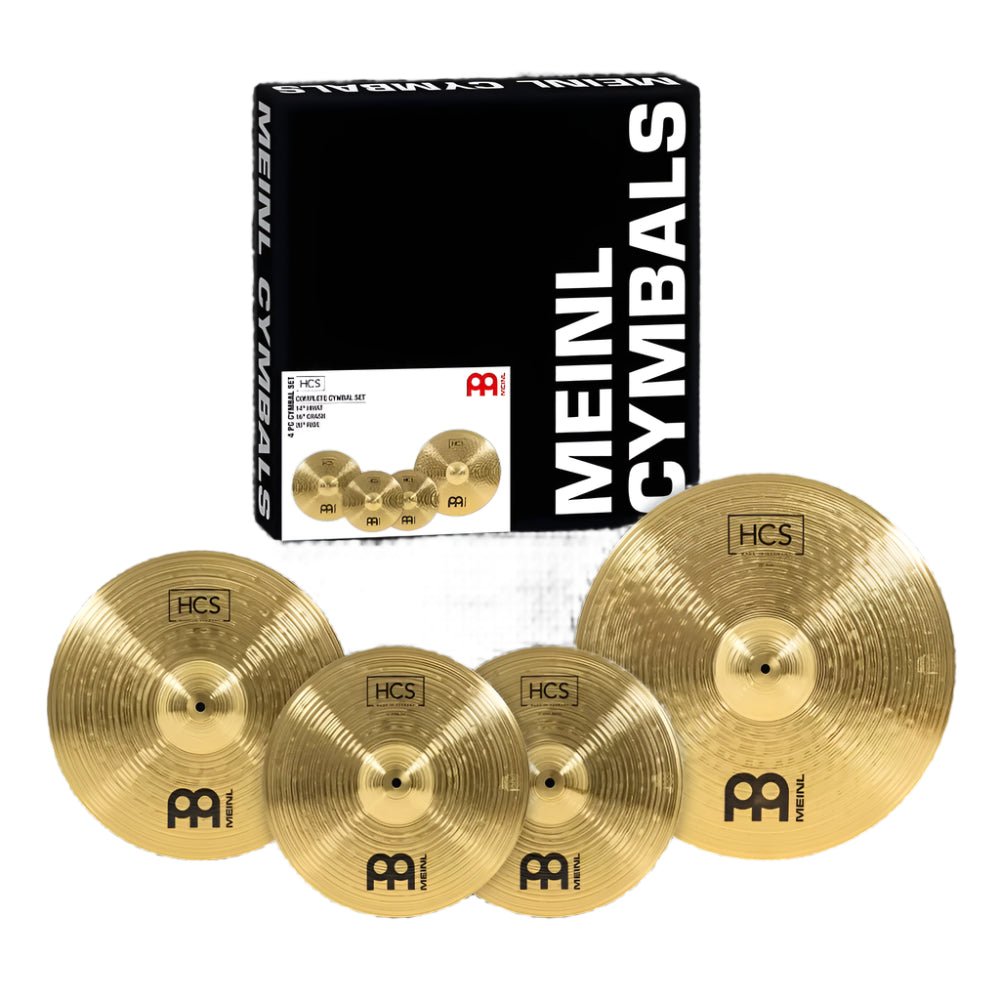 MEINL PERCUSSN HCS141620 HCS Complete Cymbal Set 14" Hihat, 16" Crash, 20" Ride - Ray's Midbell Music