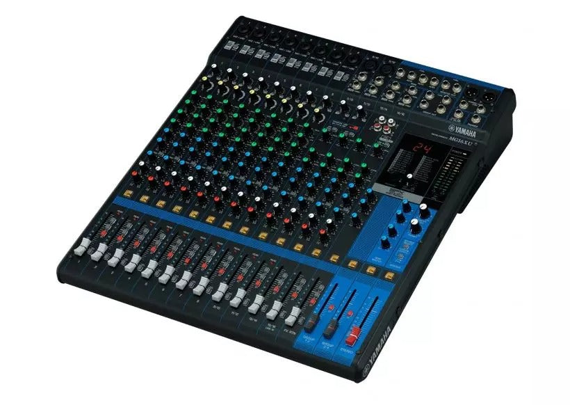 YAMAHA MG16XU 16-Input; 6-Bus Mixer; Single-Knob Compression; DSP; USB I/O; 12RU