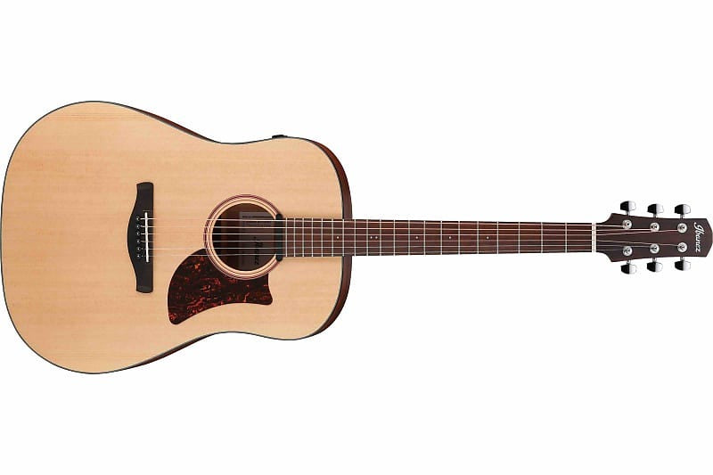 Ibanez AAD100EOPN Advanced Acoustic Series Dreadnought A/E Guitar (Natural Spruce)