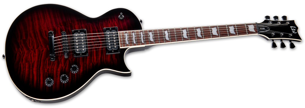 Esp LEC256QMSTBCSB LTD EC-256 Quilted Maple Single Cut (See Thru Black Cherry Sunburst)