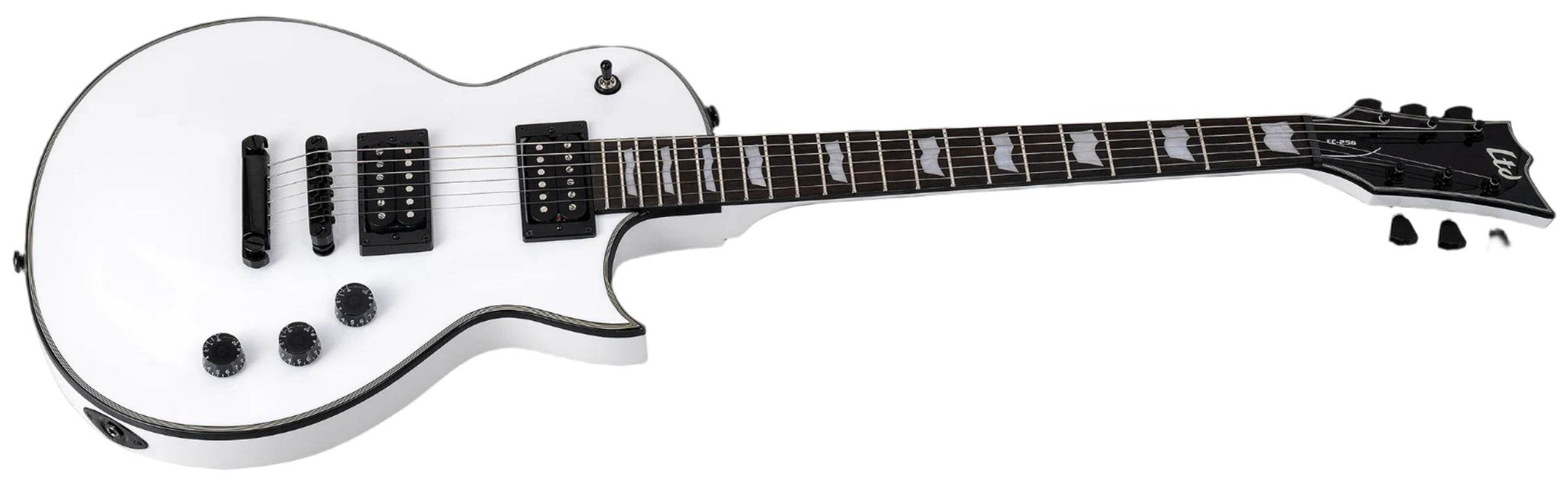 Esp LEC256SW Single Cutaway Electric Guitar (Snow White) - Ray's Midbell Music
