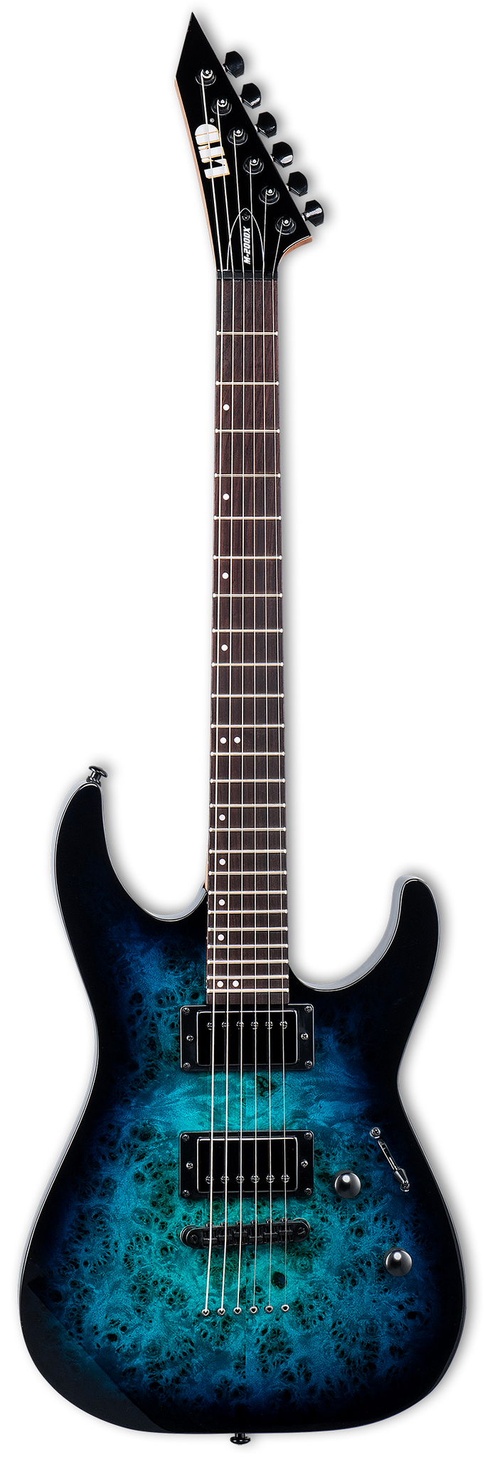 ESP LEC200DXBLB DX Series Flametop Singlecut Electric Guitar (Blue Burst)