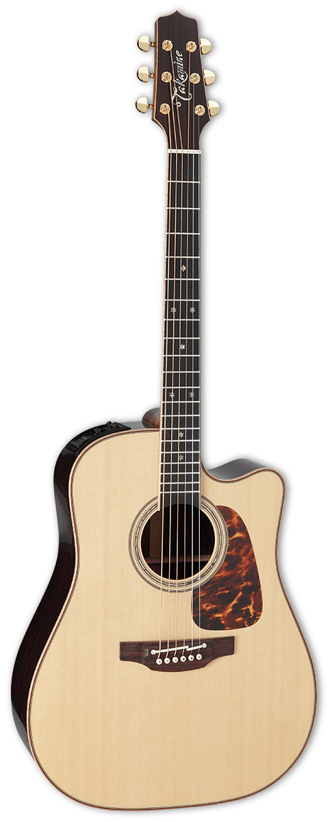 Takamine JTAKP7DC Pro Series All Solid Dread A/E Guitar (Natural) - Ray's Midbell Music