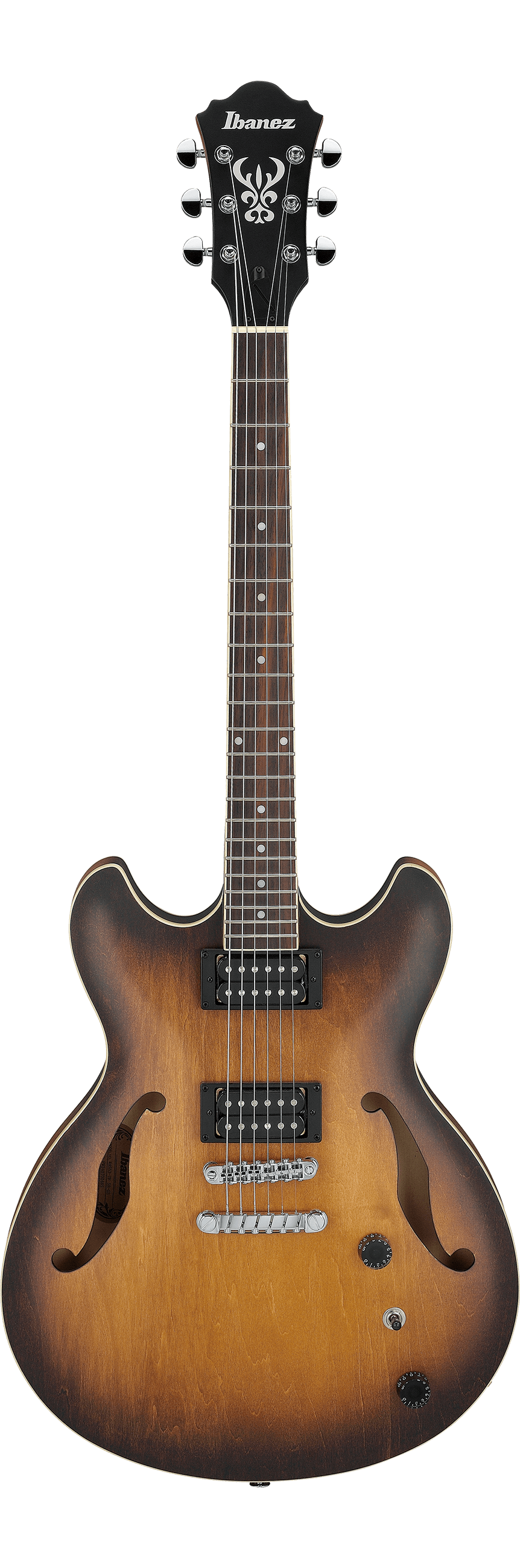 IBANEZ AS53TF Artcore Series Double Cutaway Hollow Body Electric Guitar (Tobacco Flat)