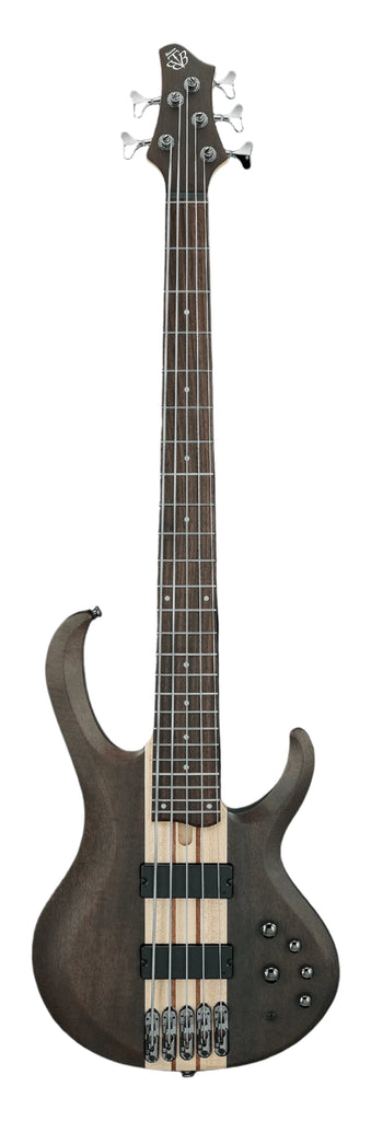Ibanez BTB605TGF BTB Standard 5 - String Electric Bass Guitar (Transparent Grey Flat)