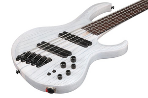 Ibanez BTB865MSTWF 800 Series BTB Double Cut Multi-Scale 5 String Bass (Transparent White Flat)