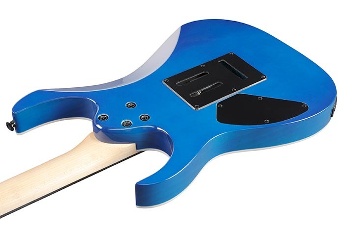 Ibanez GRG120QASPBGD Gio Series Double Cut Electric Guitar (Blue Gradiation)