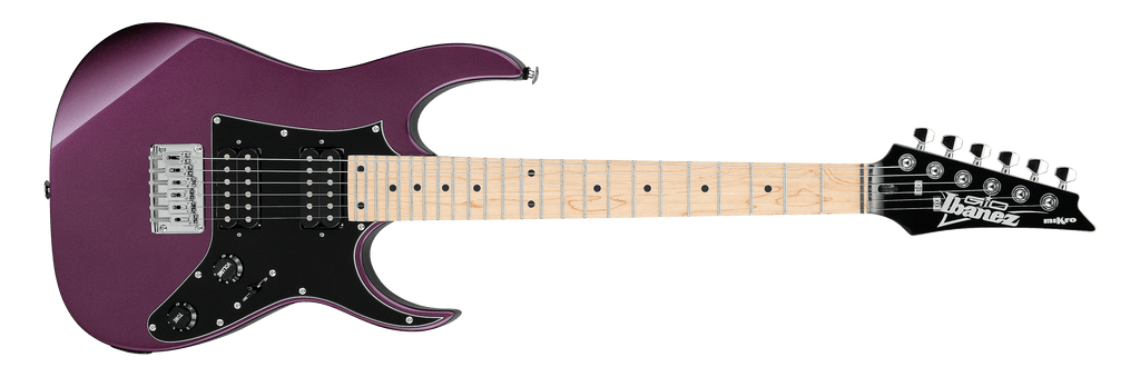 Ibanez GRGM21MMPL Mikro Series Double Cut Electric Guitar (Metallic Purple)