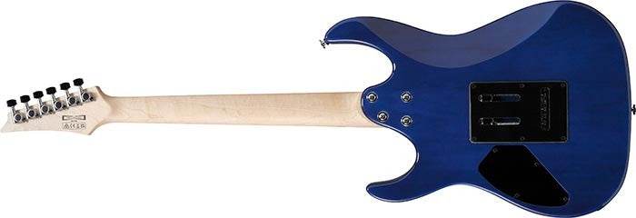 Ibanez GRX70QATBB Gio Series Double Cut Electric Guitar (Transparent Blue Burst) - Ray's Midbell Music