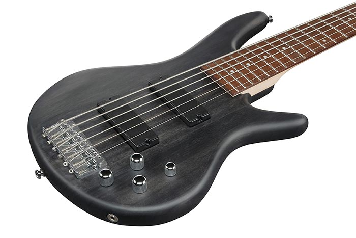 Ibanez GSR206TGF GSR 200 Series 6 String Electric Bass Guitar (Trans Grey Flat)