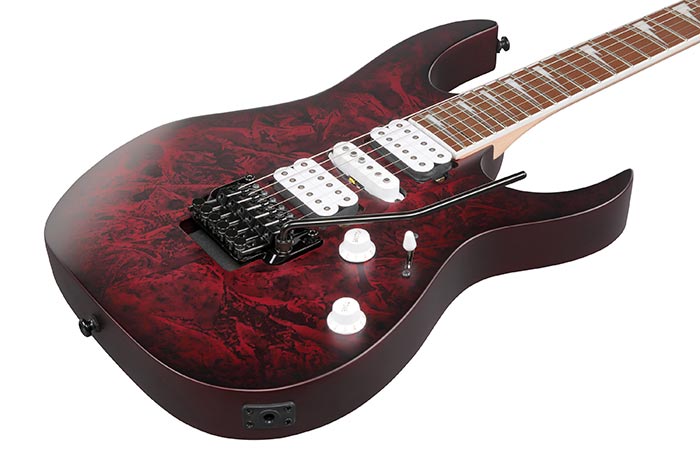 Ibanez RG470DXWWZM RG Standard Series Double Cut Electric Guitar (Wine Red Frozen Matte)