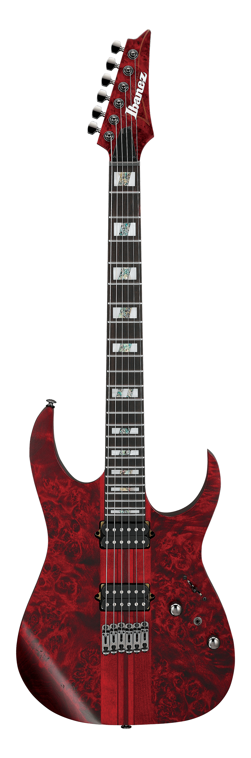 Ibanez RGT1221PBSWL Premium Series Double Cut Electric Guitar W/Bag (Stained Wine Red Low Gloss)
