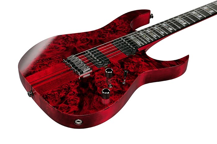 Ibanez RGT1221PBSWL Premium Series Double Cut Electric Guitar W/Bag (Stained Wine Red Low Gloss)