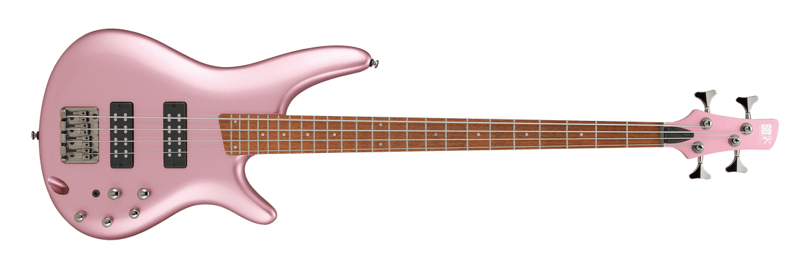 Ibanez SR300EPGM SR Series Double Cut Bass Guitar (Pink Gold Metallic)