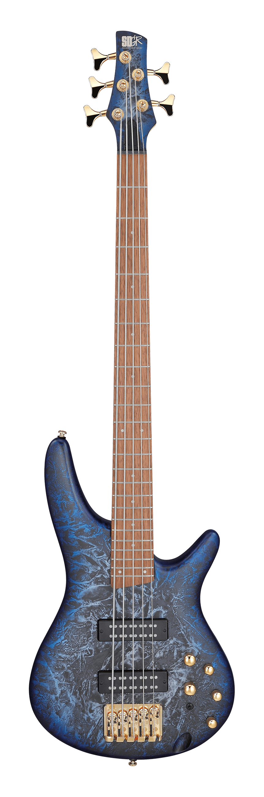 Ibanez SR305EDXCZM SR 300 Series 5 String Electric Bass Guitar (Cosmic Blue Frozen Matte)