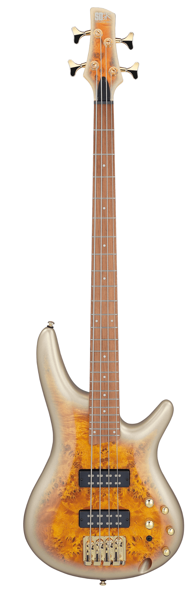 Ibanez SR400EPBDXMGU 400 Series SR 4 String Bass W/Active Electronics (Mars Gold Metallic Burst)