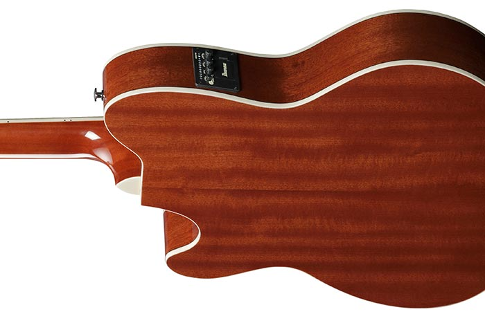 Ibanez TCM50NT Talman Series A/E Guitar (Natural Quilt)