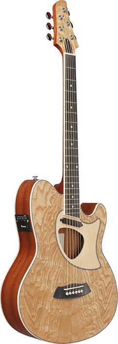Ibanez TCM50NT Talman Series A/E Guitar (Natural Quilt)