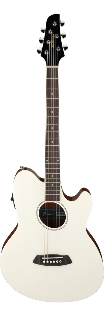 Ibanez TCY10EIVH Talman Series A/E Guitar (Ivory)