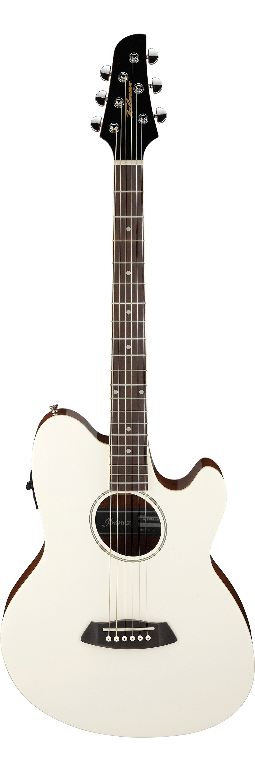 Ibanez TCY10EIVH Talman Series A/E Guitar (Ivory)
