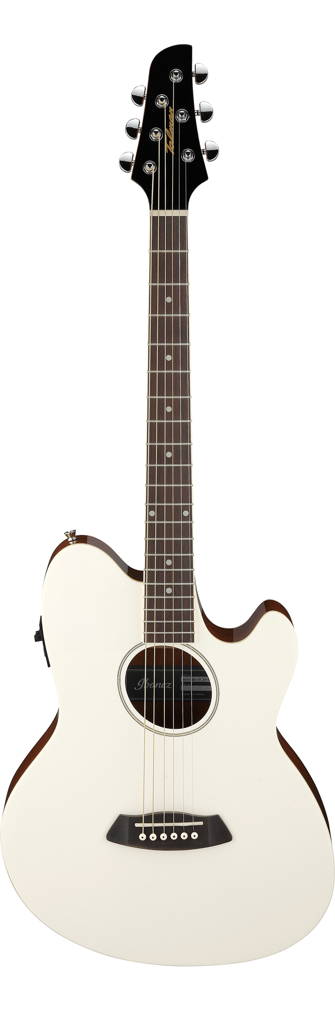Ibanez TCY10EIVH Talman Series A/E Guitar (Ivory)