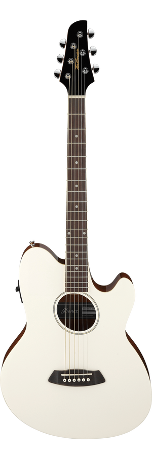 Ibanez TCY10EIVH Talman Series A/E Guitar (Ivory)