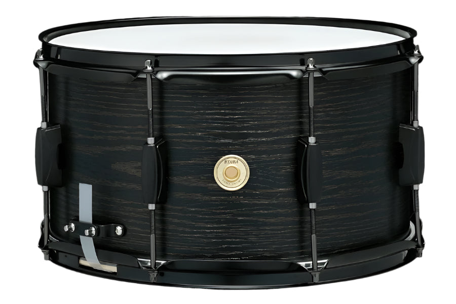 TAMA 14"x8" Woodworks Poplar Snare Drum (Black Oak Wrap)