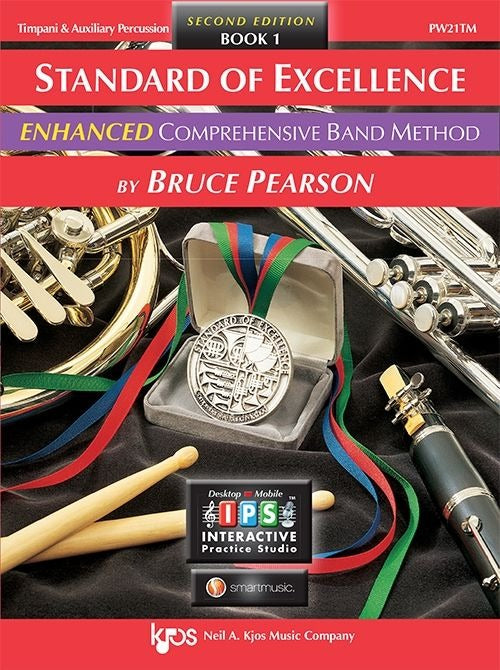 KJOS PW21TM Standard of Excellence Book 1 Timpani & Auxiliary Percussion