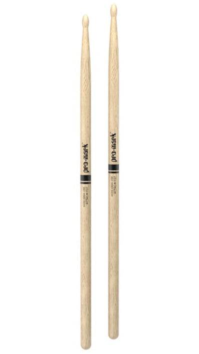 PRO MARK PW727W Classic Attack 727 Shira Kashi Oak Drumstick, Oval Wood Tip - Ray's Midbell Music