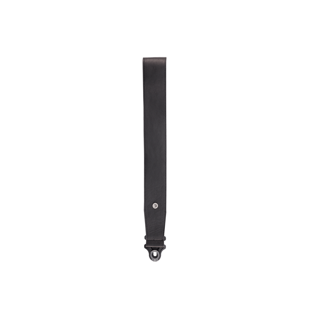 D'ADDARIO 30BAL00 Comfort Leather Auto Lock Guitar Strap, Black