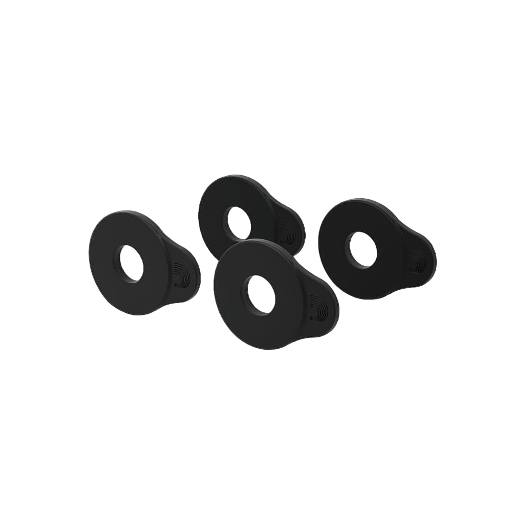 D'ADDARIO PWFLSB04BK Flex Lock Strap Blocks, Black