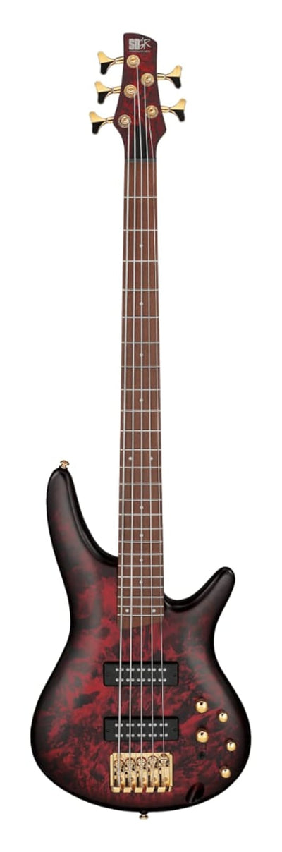 Ibanez SR305EDXWZM SR 300 Series 5 String Bass Guitar (Wine Red Frozen Matte)
