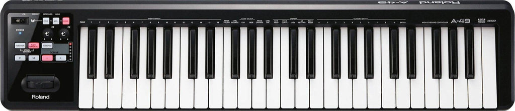 ROLAND A49BK 49 - Key MIDI Keyboard Controller - Ray's Midbell Music
