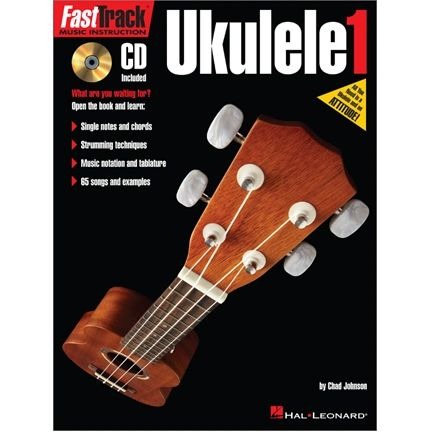 HAL LEONARD HL00114417 FastTrack Ukulele Method - Book 1