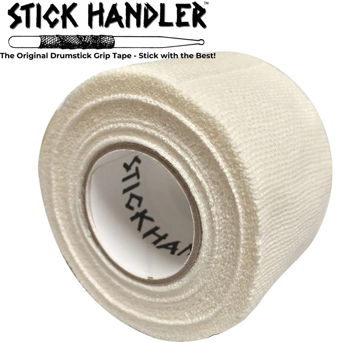 Stick Handler SHW White Drumstick Grip Tape