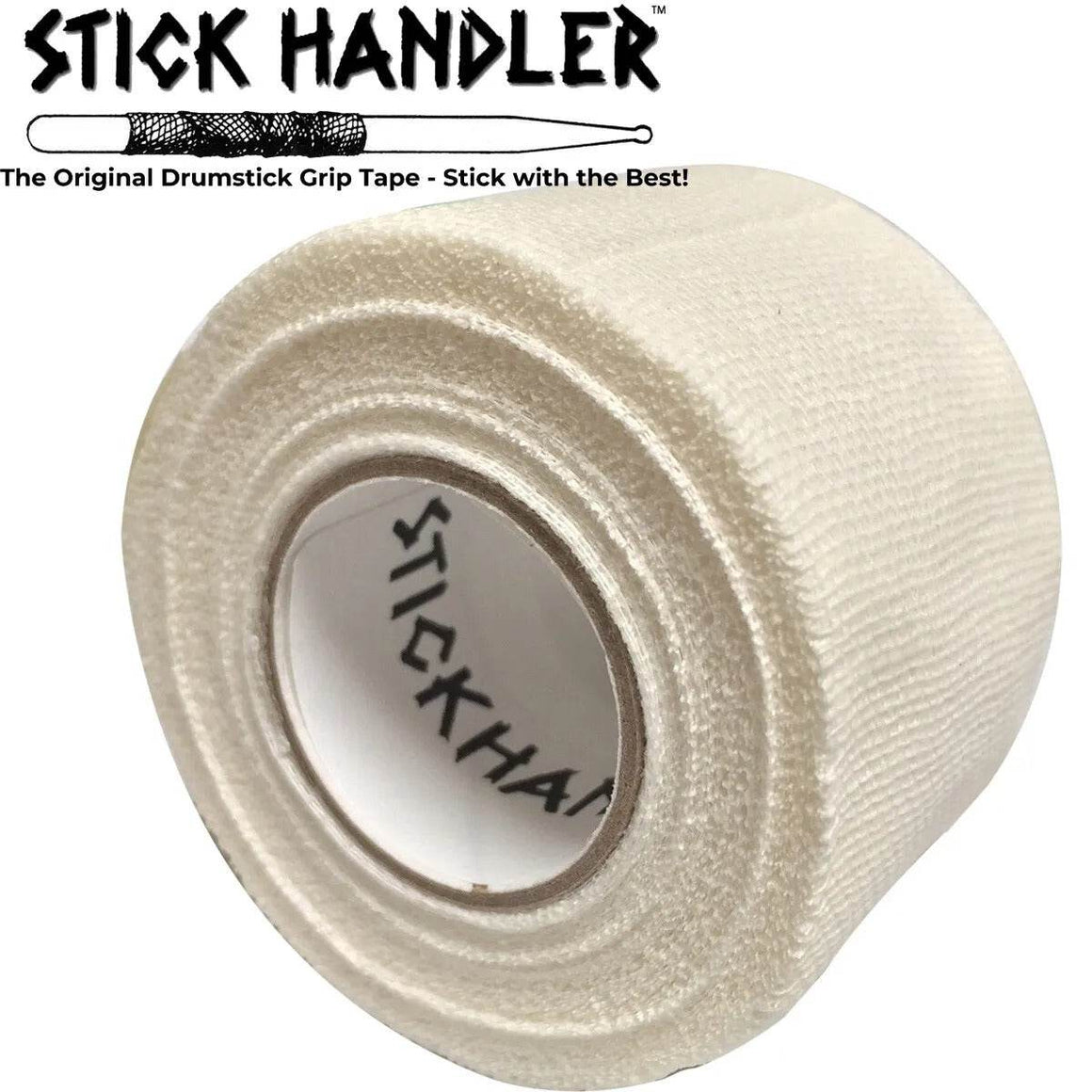 Stick Handler SHW White Drumstick Grip Tape - Ray's Midbell Music