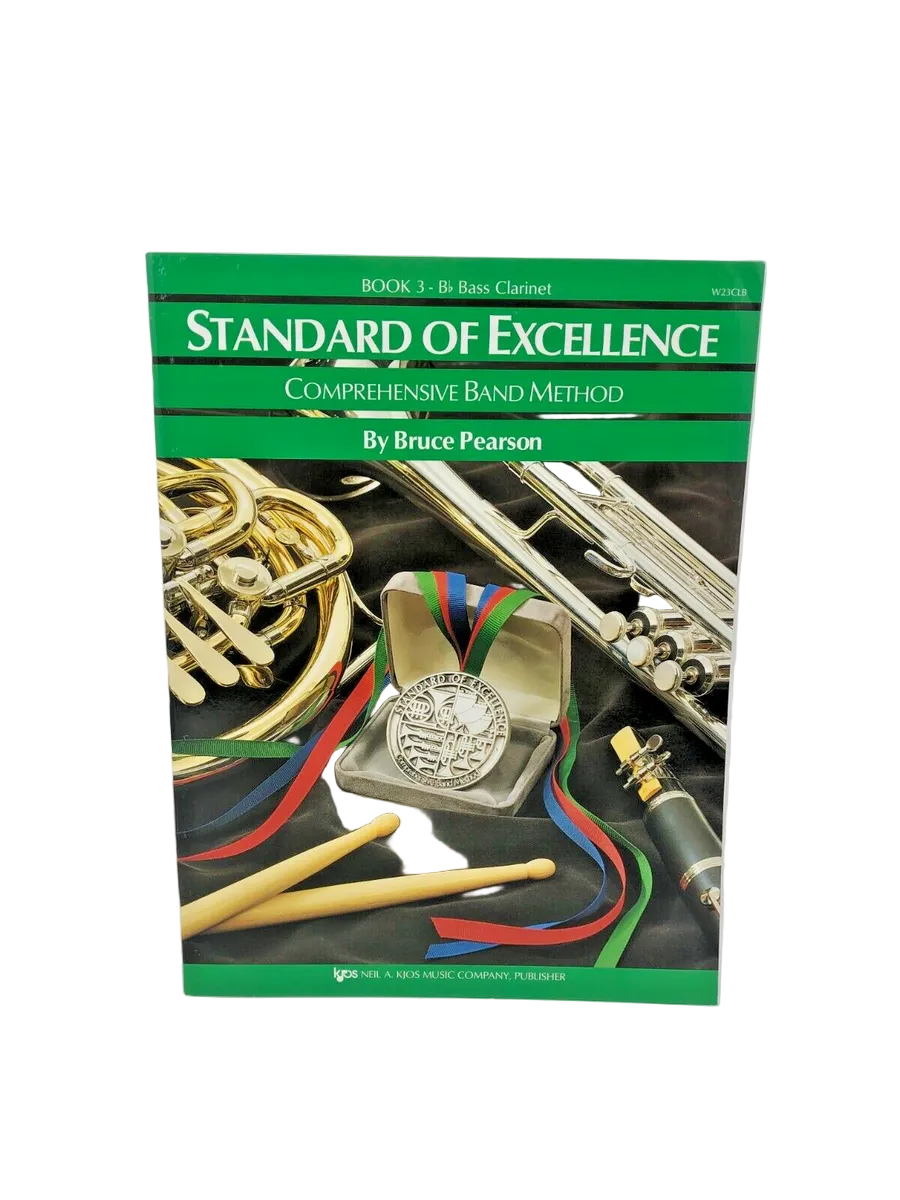 KJOS W23CLB Standard of Excellence Book 3 Bass Clarinet