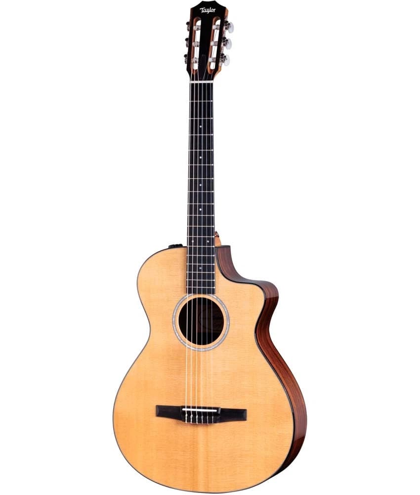Taylor 212CENPLUS 200 Plus Series Nylon Single Cut A/E Guitar (Natural)