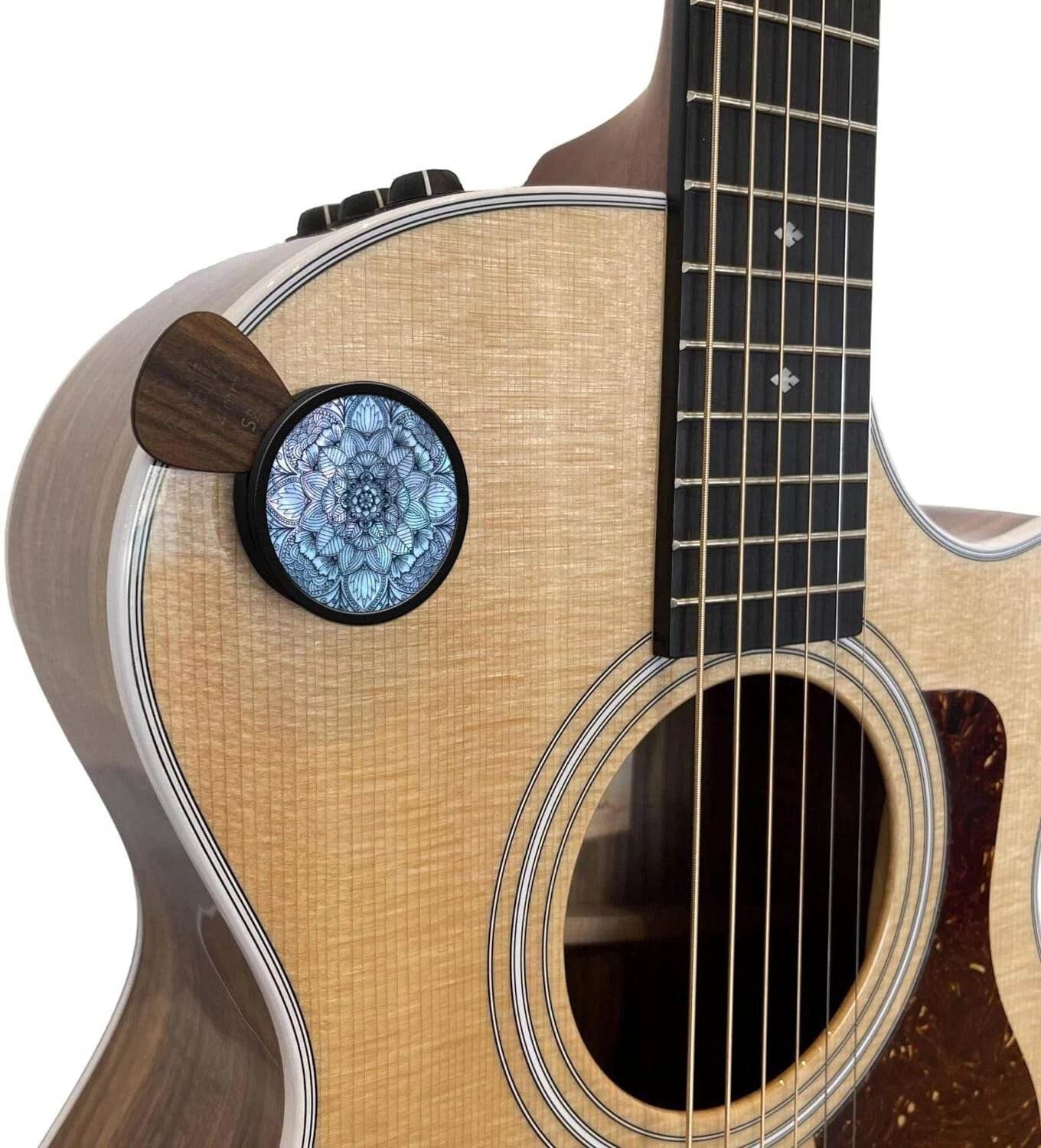 THALIA THPPPMSWP Pearl Mandala Shell Pick Puck w/White Pearl Inlay - Ray's Midbell Music
