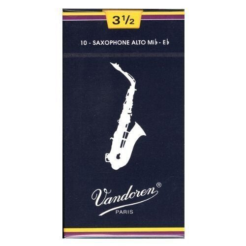 VANDOREN SR2135 #3.5 Alto Sax Reeds, Box of 10