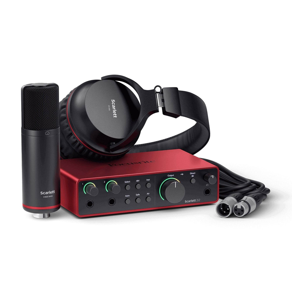 SCARLETT SCARLETT2I2STUD4 2i2 USB Audio Interface Bundle (4th Gen) - Ray's Midbell Music