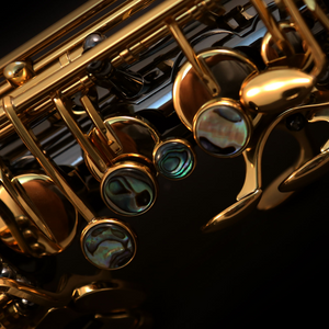CANNONBALL TSCEPBL Sceptyr Semi-Pro Tenor Sax, Black w/ Gold Keys