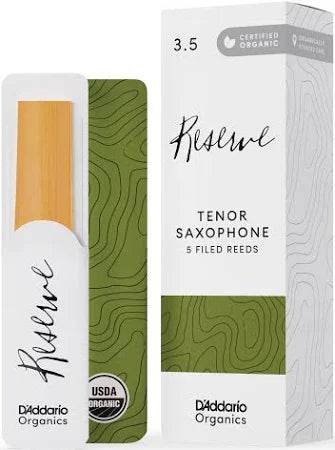 D'ADDARIO DKR0535 #3.5 Reserve Tenor Saxophone Reeds, Box of 5 - Ray's Midbell Music