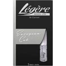 LEGERE LEEUCS25 #2.5 European Cut Bb Clarinet Synthetic Reed - Ray's Midbell Music