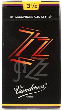 VANDOREN ZZ SR4135 #3.5 Alto Sax Reeds, Box of 10 - Ray's Midbell Music
