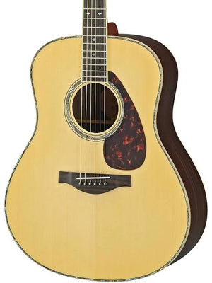 YAMAHA LL16MHB Original Jumbo-Body A/E Guitar, Solid Engelmann Spruce Top, Solid Mahogany B&S, Hard Bag Included