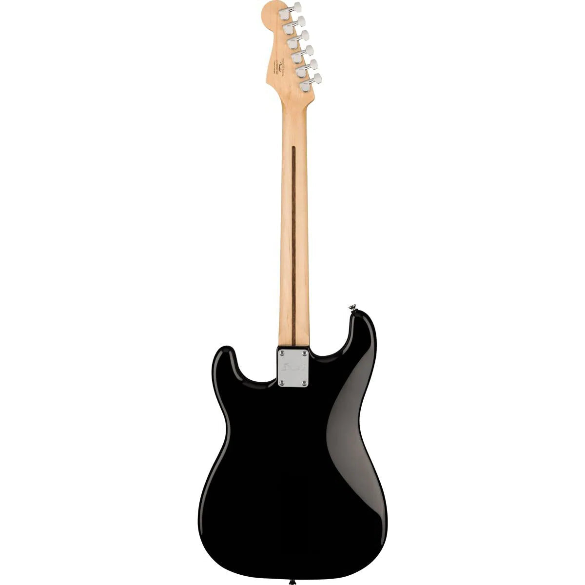 Fender 0373301506 Squier Sonic Series Stratocaster HT H Electric Guitar (Black w/ Black Pickguard)