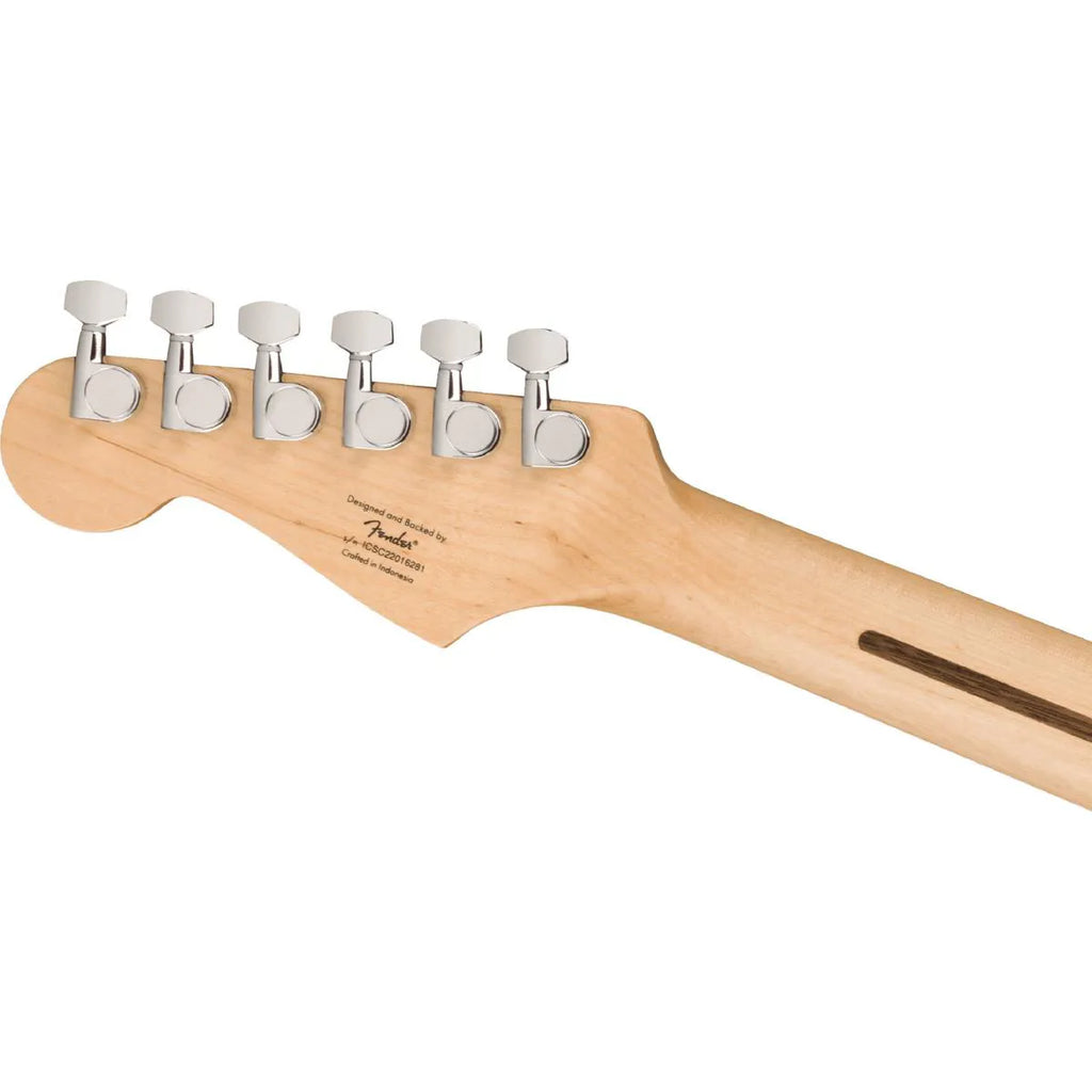 Fender 0373301506 Squier Sonic Series Stratocaster HT H Electric Guitar (Black w/ Black Pickguard)