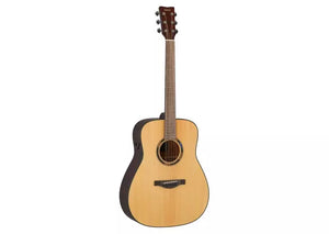 Yamaha TAG1ESDB TransAcoustic Dreadnought Guitar with Solid Sitka Top, Mahogany Back and Sides. Sand Burst Finish
